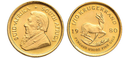 decimo di krugerrand